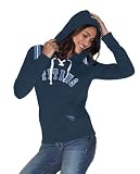 NFL Women's Tennessee Titans Lace Up Hoody (Navy, Large)