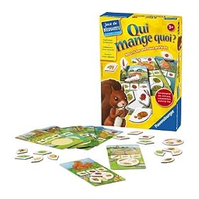 Ravensburger - 24255 - Jeu Educatif  - Qui mange quoi ?