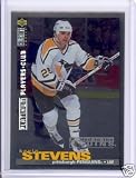1995 1996 Hockey Upper Deck Collector's Choice Platinum Players Club Card 219 Kevin Stevens