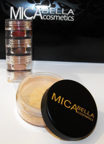 Micabella Mineral Foundation mf4 honey +3stacks Shimmer