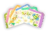 Daisy Handkerchief with Scallops