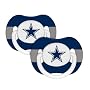 Sports Pacifiers 2 Pack Safe BPA Free (Dallas Cowboys)
