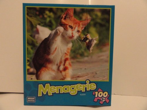 Menagerie 100 Piece Jigsaw Puzzle - Playful Kitty Menagerie 100 Piece Jigsaw Puzzle - Playful Kitty