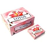 Lotus - Case of 12 Boxes, 10 Cones Each - HEM Incense From India