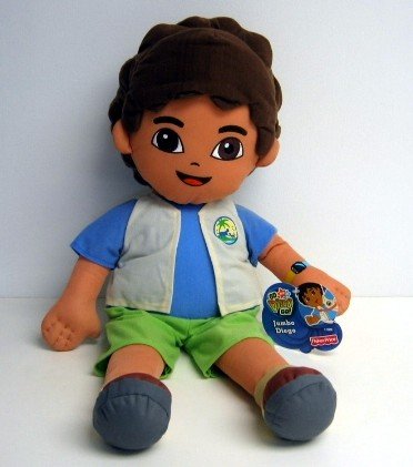 Childrens Toyshop  Toys : Dora the Explorer Jumbo Diego Plush