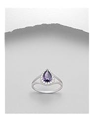 CZ Ring In 92.5 Sterling Silver