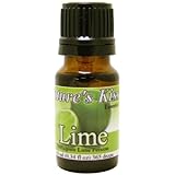 Lime Essential Oil 100% Pure 10 Ml 0.34 Fl. Oz. 365 Drops Therapeutic Grade By Nature's Kiss