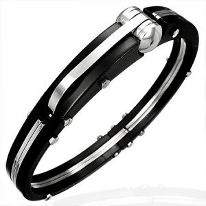 Jewellery Republic Two Colour Mens Stainless 