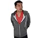 Salt and Pepper Zip Hoody