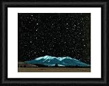 Framed Print of Starfield above a mountain from Science Photo Library