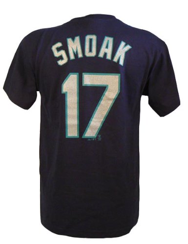 Justin Smoak Seattle Mariners Player Tee Justin Smoak Seattle Mariners Player Tee