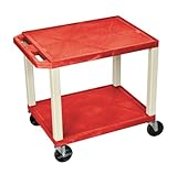 UPC 847210000099 product image for H WILSON WT34GE Tuffy AV Cart with 3 Shelves, Green | upcitemdb.com