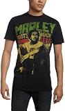 Zion Rootswear Young Men's Bob Marley Rastaman Vibration Jamaica,Black,Large