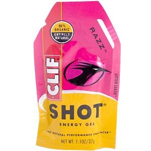 Clif Bar Shot gel, razz - 1.1oz (24/box)
