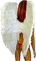 ENGELSFLÜGEL WHITE ANGEL GOTHIC WEIHNACHTEN 100 x 75 CM