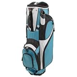 Envy Ladies Cart Bag in Teal / Black / White
