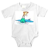 Onesie with feeding, sharing, worm, bird, fish