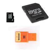 8GB microSDHC Class 6 with Micro SD Adapter and Orange USB Reader