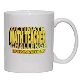 ULTIMATE MATH TEACHER CHALLENGE FINALIST Mug for Coffee / Hot Beverage (choice of sizes and colors)