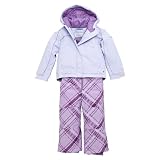 Columbia Girls 2-6x Snow Glow Set, Helio, 3T