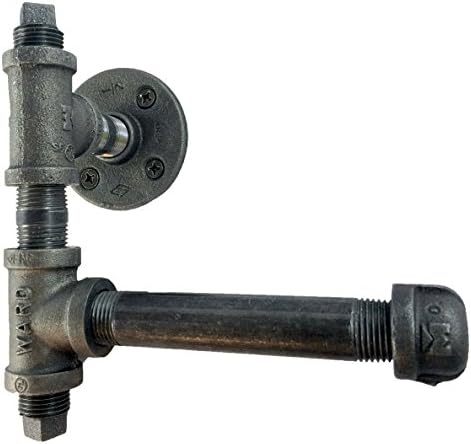 Urban Industrial Decor Pipe Toilet Paper Holder (Hang Down - Standard)