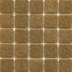 Classic Oak 12 x 12 Inch Kitchen & Bathroom Backsplash Mosaic Brown Glass Tile (10 Sq. Ft./Case)