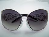 Authentic Roberto Cavalli Targelie 372S C91 Silver/Gray Gradient Lens Sunglasses