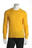IMAGE OF Baruffa Cashmere Bright Yellow Crew Neck Sweater Size Small