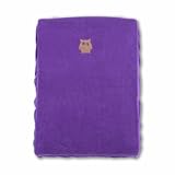 Baby Boum Cotton Rich Purple Changing Mat Cover with Cute Owl Appliqué Design