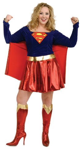 Adults' Plus Size Supergirl Costume