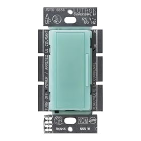 Click here to buy Lutron MSC-AD-SG Maestro 600-Watt Accessory Dimmer Sea Glass by Lutron.