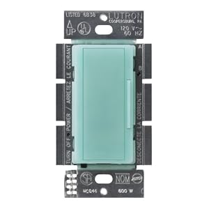 Lutron MSC-AD-SG Maestro 600-Watt Accessory Dimmer Sea Glass by Lutron