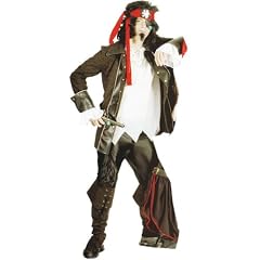 Piraten Kost�m, Jacke, Hemd, Stulpen und Kopftuch, Gr��e 48/50
