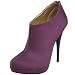 Michael Antonio Women's Mckey Bootie,Purple Suede,10 M US
