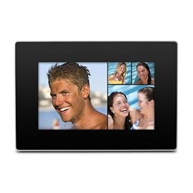 Kodak EasyShare S730 7 inch High-resolution Digital Photo Frame with touch screen border control with 8000 image storage capacity - Black