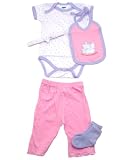 Thank Heaven For Little Girls 5 Piece Newborn Gift Set By Bon Bebe - girl, nb