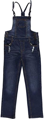 Crystal Vogue Big Girls' "Rip Hips" Overalls