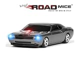 Dodge Challenger Wireless Optical Computer Mouse (Grey)