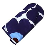 marimekko マリメッコ UNIKKO ウニッコ ミトン ホワイト×ネイビー