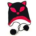Bye Bye Kitty M&uuml;tze MASK HAT black/pink