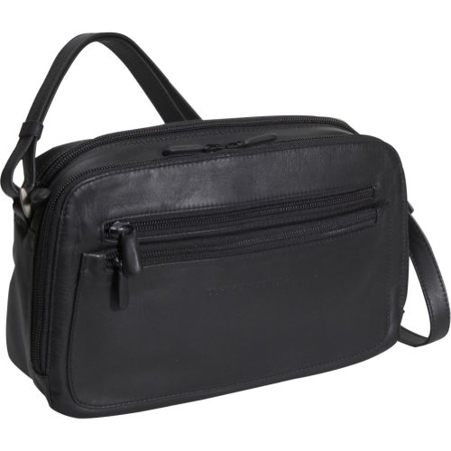 Derek Alexander Double Zip Organizer Handbag