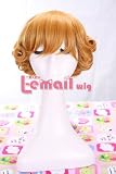 Short 20cm Gold Hinaichigo Rozen Maiden Cosplay Party Hair Wig Rw08