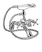 Viscount Bath Shower Mixer with Small Handset