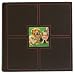 Quad Faux Leather Photo Album 9x9", Holds 200 4x6" Pictures