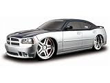 Review Maisto 81052 / Radio Remote Controlled Dodge Charger SRT8 (Playerz) (1:24 scale) in Blue and Silver
