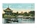 Kingston, NY - Kingston Point Park View of Lagoonland Music Pavilion Giclee Poster Print