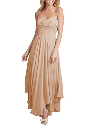 Yougao Women's Chiffon Bridesmaid Gown Dresses Long Evening Party Dress