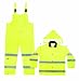 Custom Leathercraft R111X 2-Piece ANSI 3 Polyester Rain Suit with Detachable Hood, X-Large