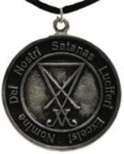 Lucifer Sigil Talisman Pendant Necklace Charm Wicca Wiccan Pagan Metaphysical Spiritual Religious Women's Men's Jewelry