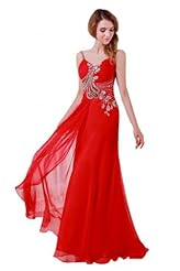 Sexy  Chiffon/Taffeta/Tulle Lace Crystal Applique Crystals Beaded  Ball Gown Party Dress 